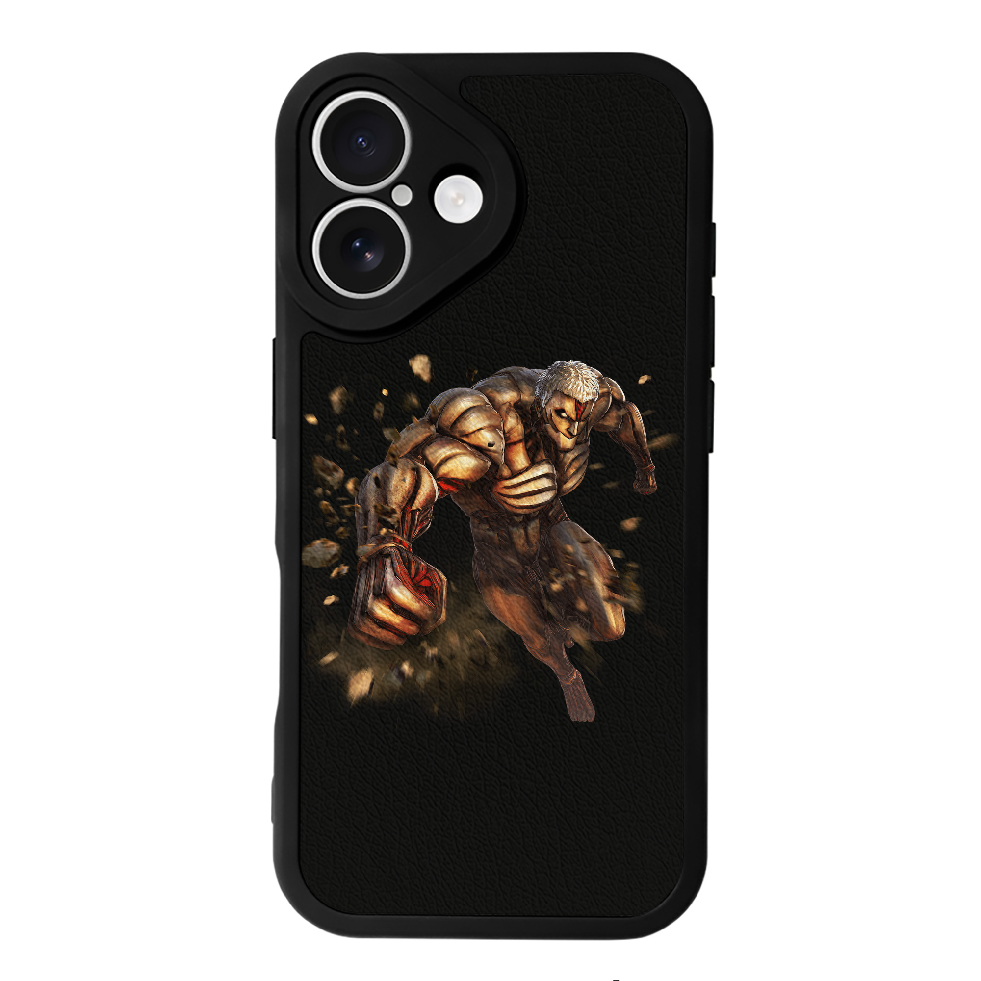 （画像用） 進撃の巨人 Attack on Titan 【iPhone 16シリーズ対応】シリコンスマホケース（レザー調） 材質：シリコン